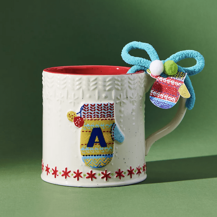 Monogram Mitten Mug