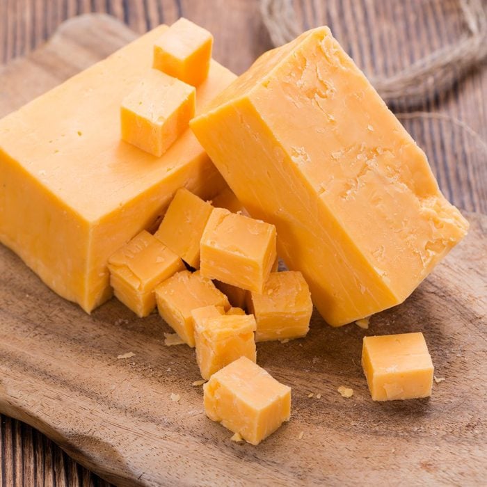 Portion of Colby Cheese