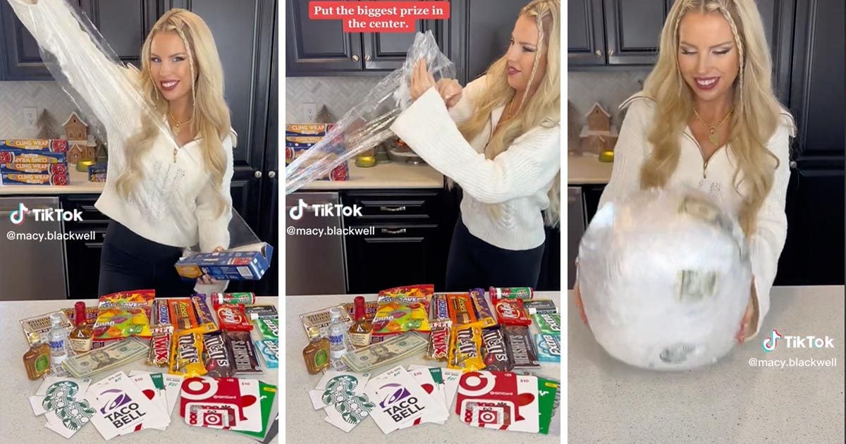 This Saran Wrap Christmas Game Is Perfect for the Holidays
