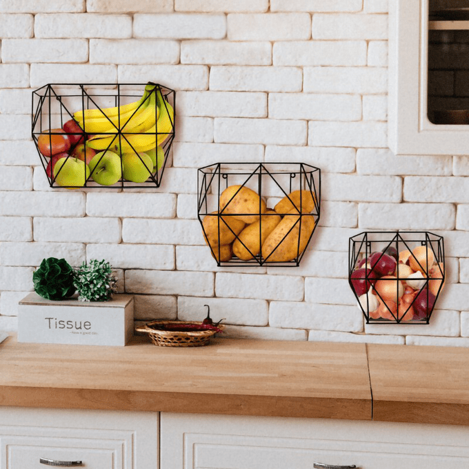 Hanging Fruit Storage Baskets