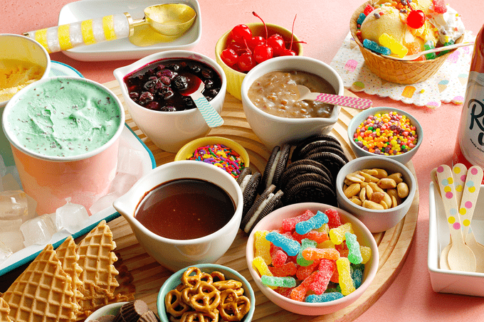 Ice Cream Sundae Board