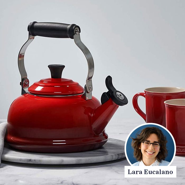 Lara Eucalano Le Creuset Tea Kettle Recommendation