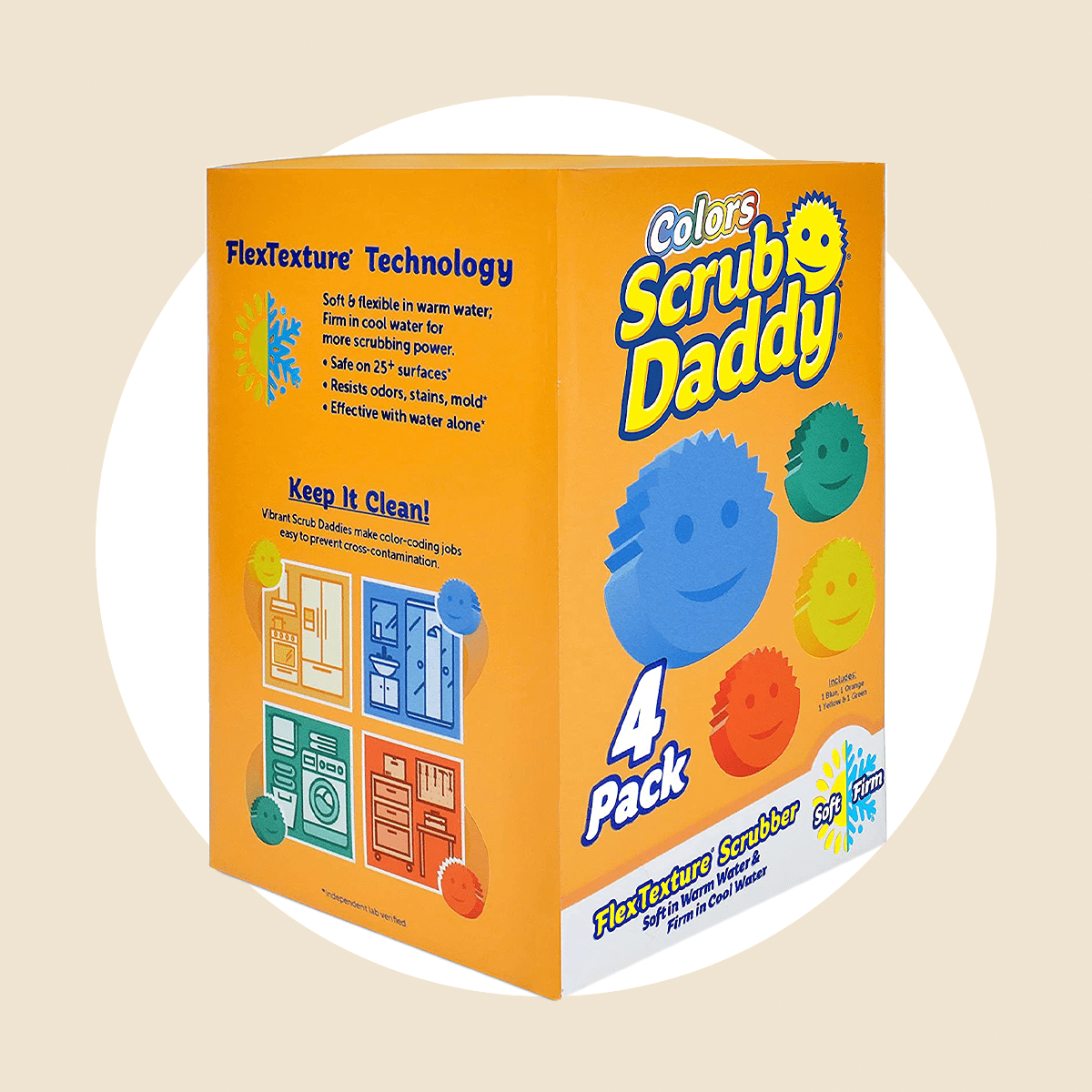 Scrub Daddy 12-Piece Variety Sponge Collection & Caddy Holder 