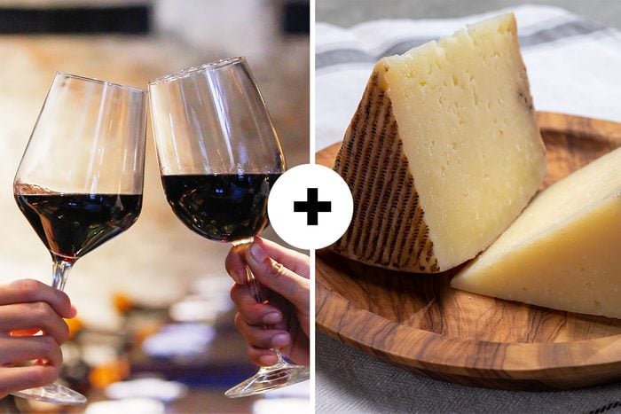 Syrah And Manchego Wine And Cheese Pairing