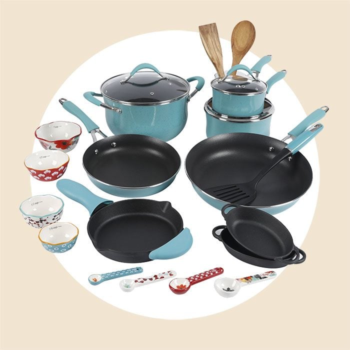 The Pioneer Woman 10-Piece Cookware Set Possibly Only $25