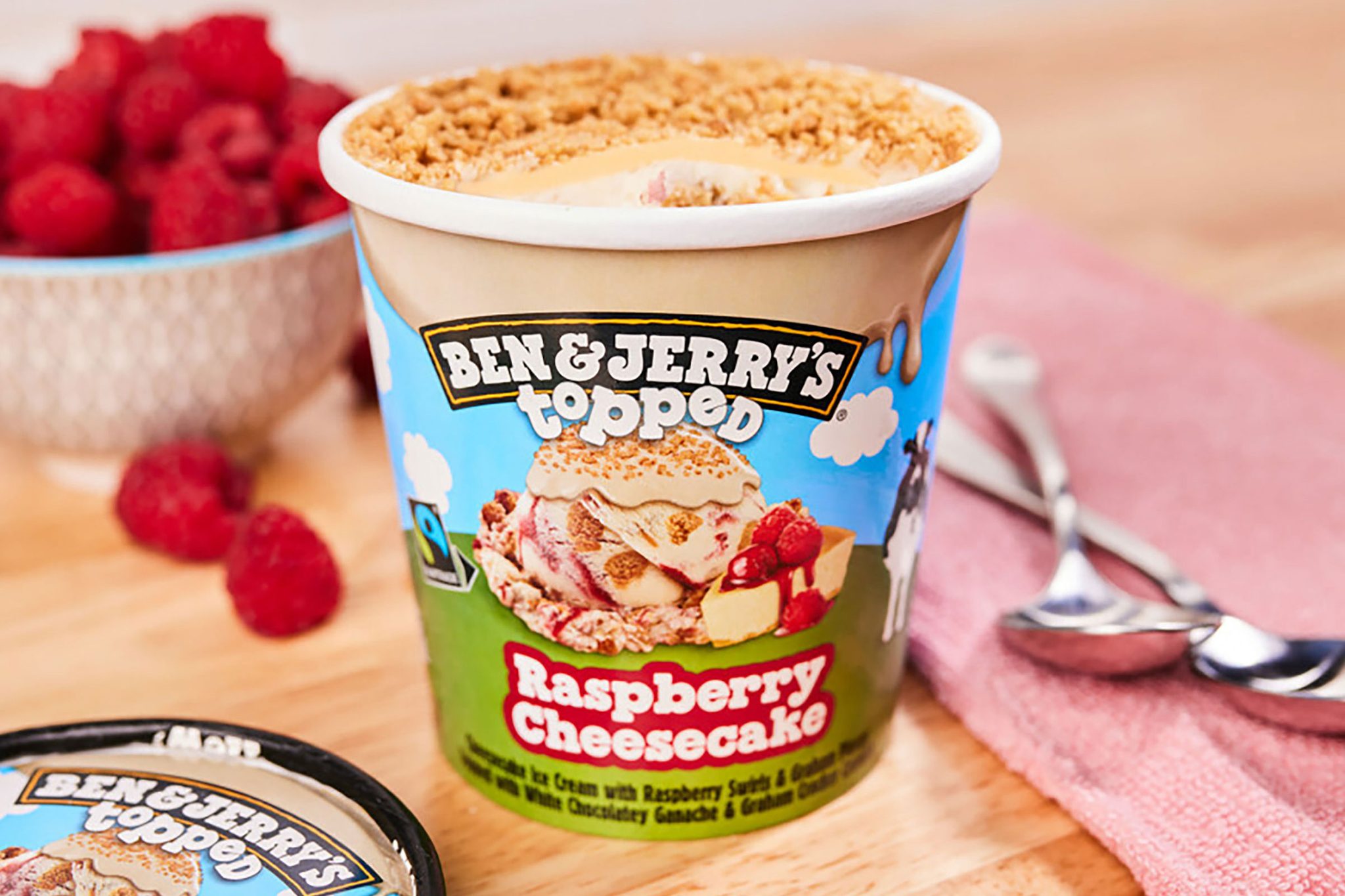 Ben & Jerry's Just Launched Bossin' Creme Pie and Raspberry Cheesecake
