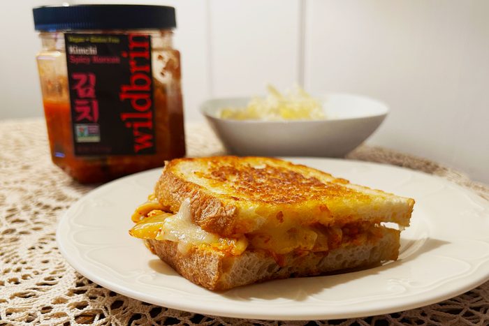 Kimchi Grilled Cheese Jason Wilson For Taste Of Home Side Jar