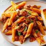 Pressure-Cooker Penne with Meat Sauce