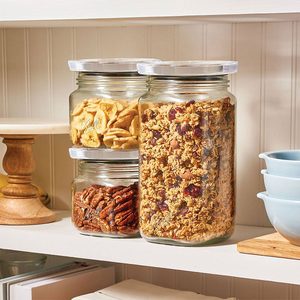 Fridge Organization Using Bins and Mason Jars - Clean and Scentsible