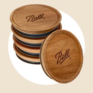 Ball Jar Wooden Storage Lids
