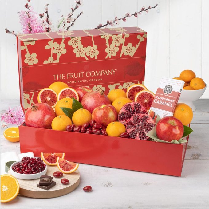 Lunar new year fruit box