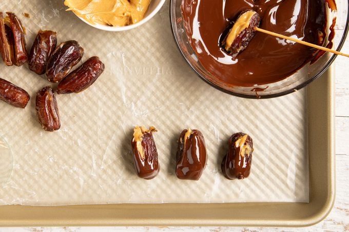 How To Make Chocolate Covered Dates Step 2