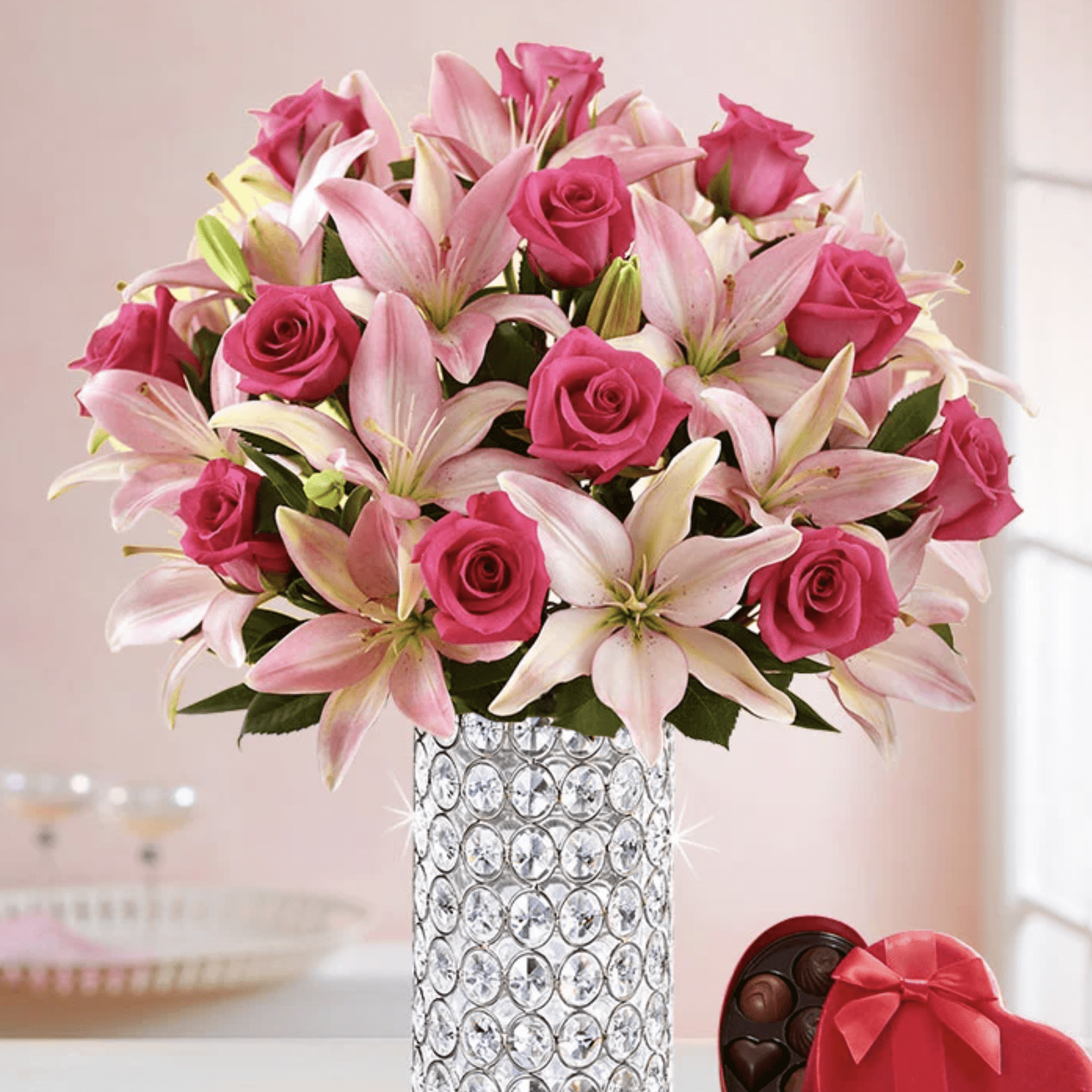 Pink Lilies Flowers 1800 Flowers