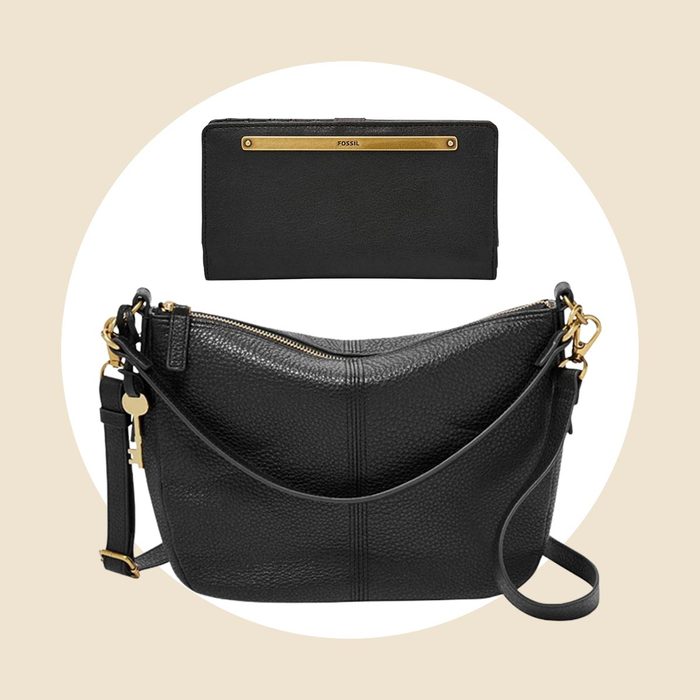 For The Casual Sophisticate Leather Bag And Wallet Set