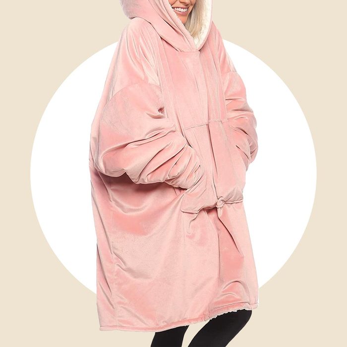 For The Friend That's Always Cold Oversized Blanket Sweatshirt