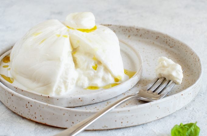 Italian cheese burrata