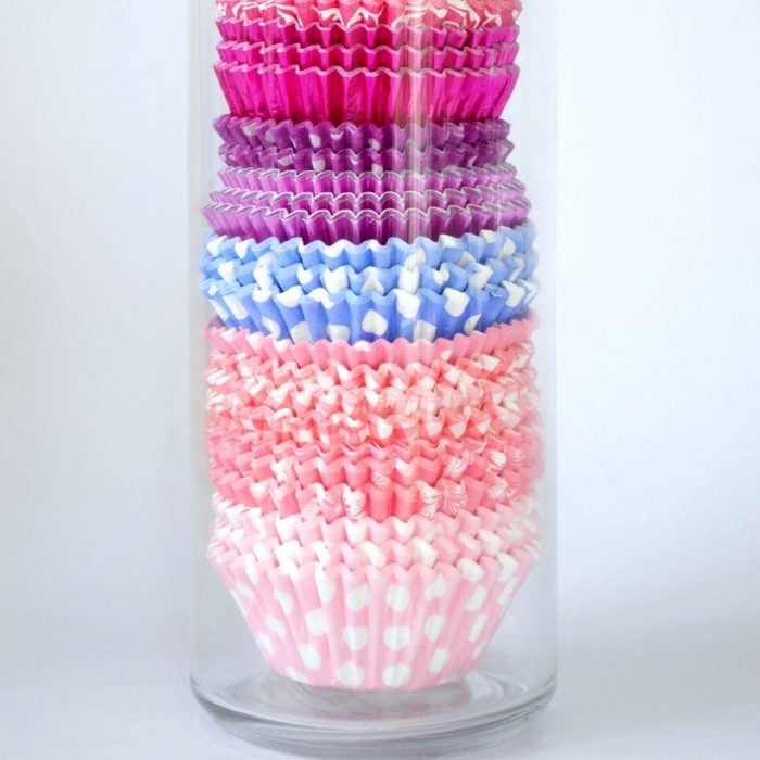 Cupcake wrapper storage