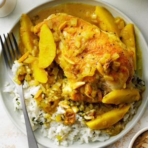 Mighty Nice Curried Chicken with Rice