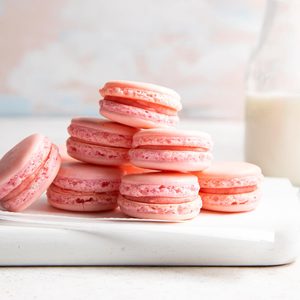 Strawberry Macarons