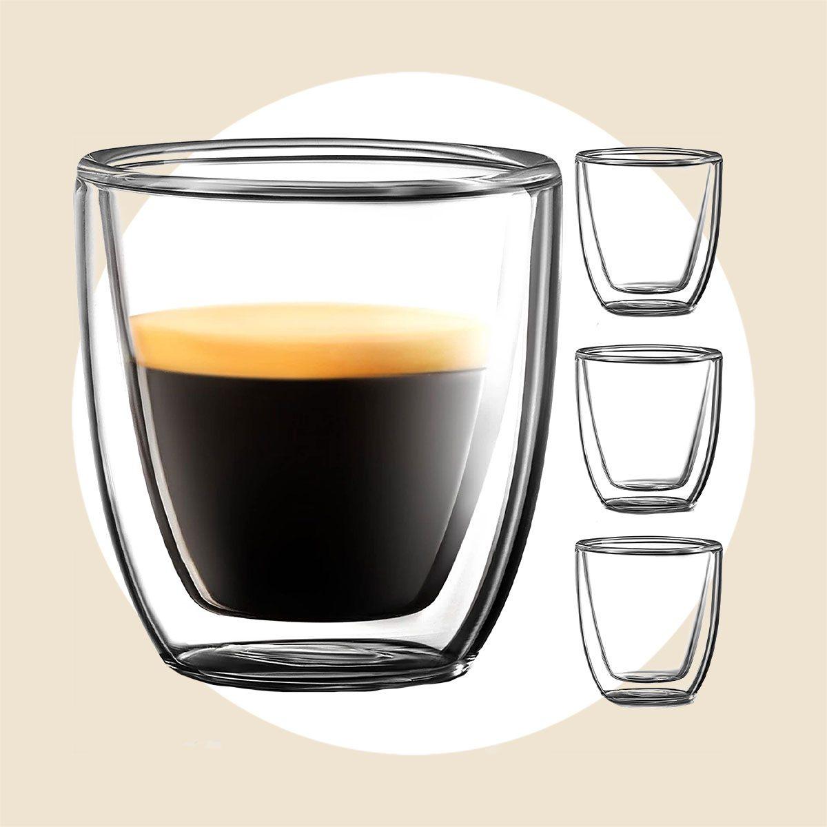 Enjoy your espresso with clean and clear Glass Espresso Cups