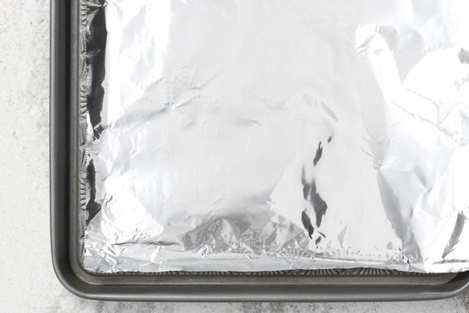 Alluminum Foil On Baking Sheet