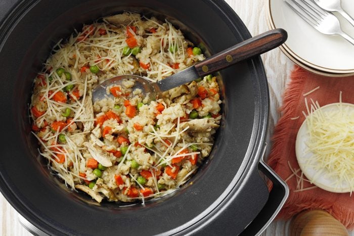 Taste Of Home's Slow Cooker Chicken & Rice Casserole Recipe