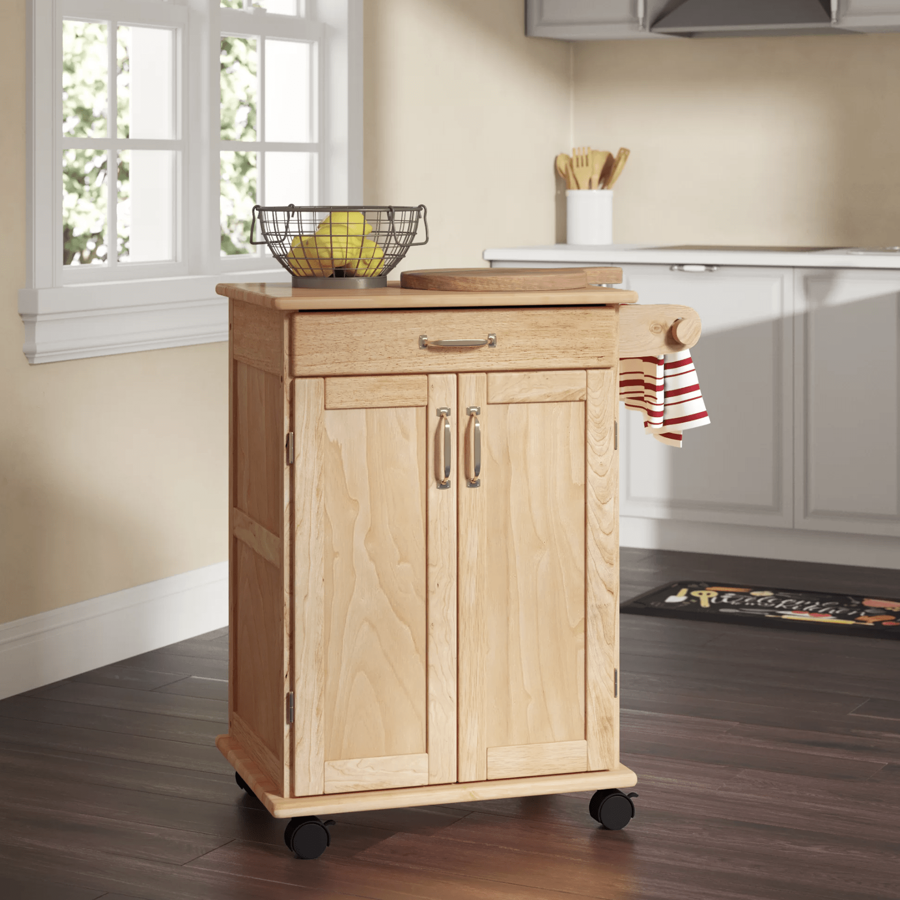 Pantry Cabinets with Labeled Drawers - Transitional - Kitchen