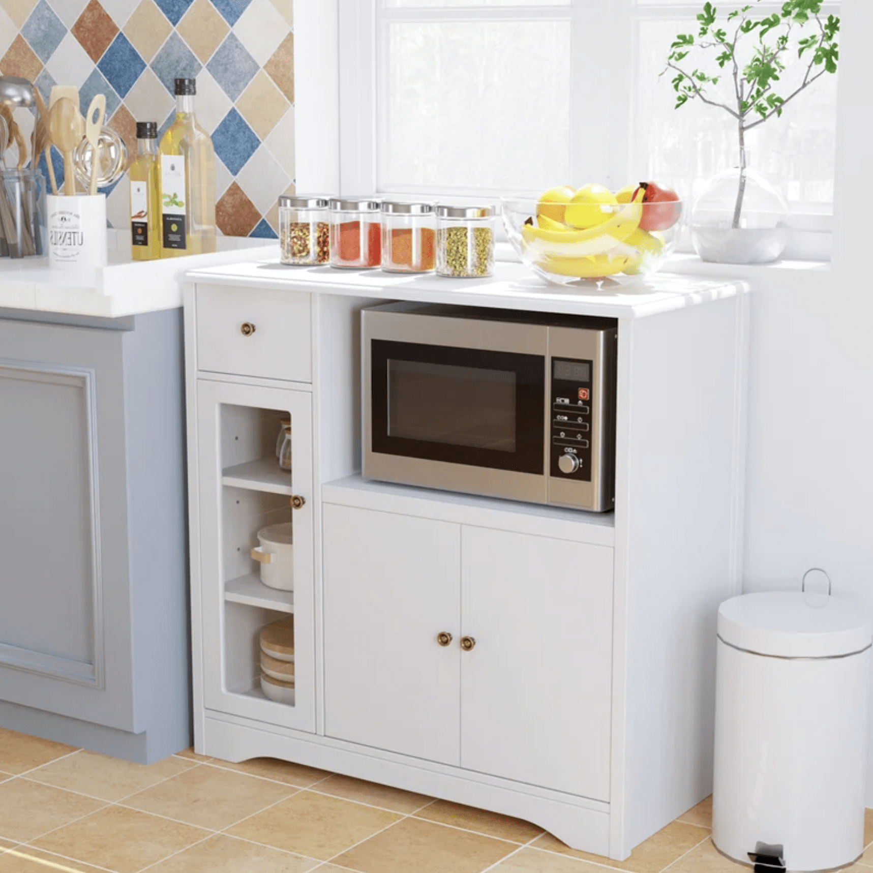 Extra kitchen storage  Home diy, Free standing kitchen cabinets, Tv armoire