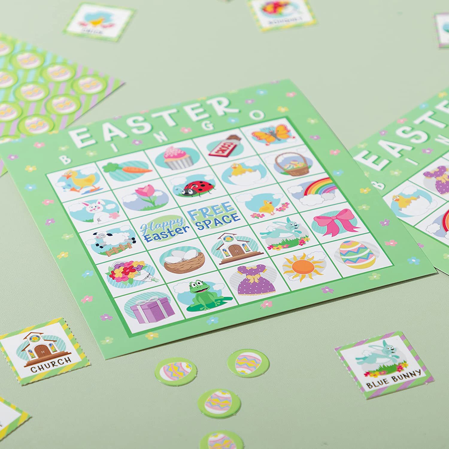 Easter Bingo Game for Kids to Play - Easy Holiday Ideas