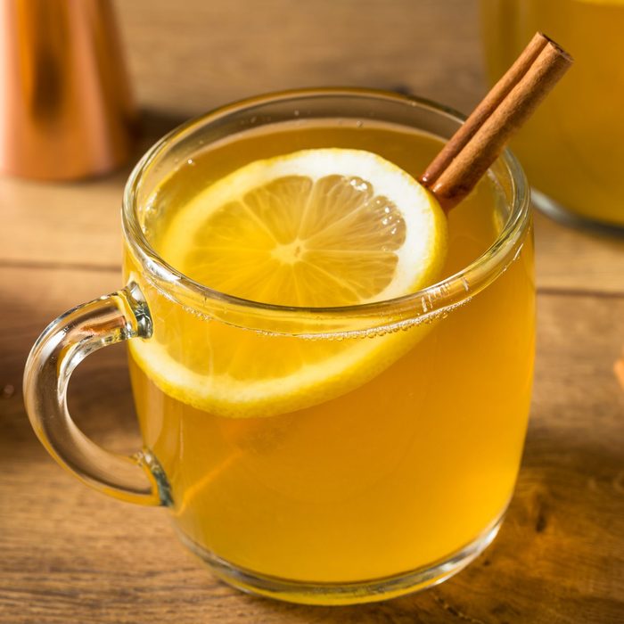 Boozy Warm Holiday Hot Toddy Cocktail