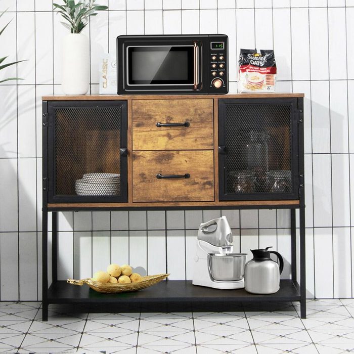 Industrial Buffet Table