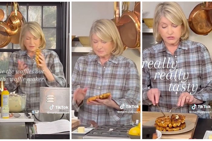 Martha Stewart Hack to Avoid Soggy Waffles Via @Marthastewart TikTok