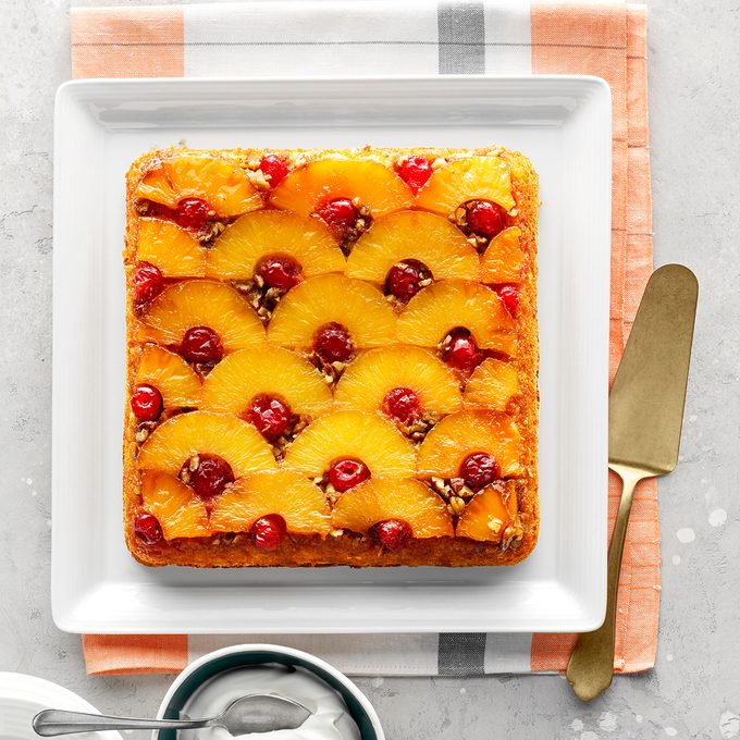 Taste Of Home's Classic Pineapple Upside Down Cake Recipe