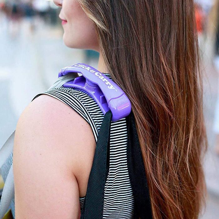 This Clever Click And Carry Grocery Bag Carrier Has Your Back—literally