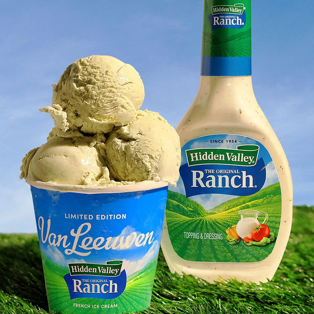 We Tried Ranch Ice Cream and It Tastes Just Like Frozen Dressing