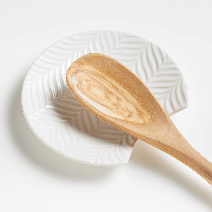 Fern Ceramic Spoon Rest