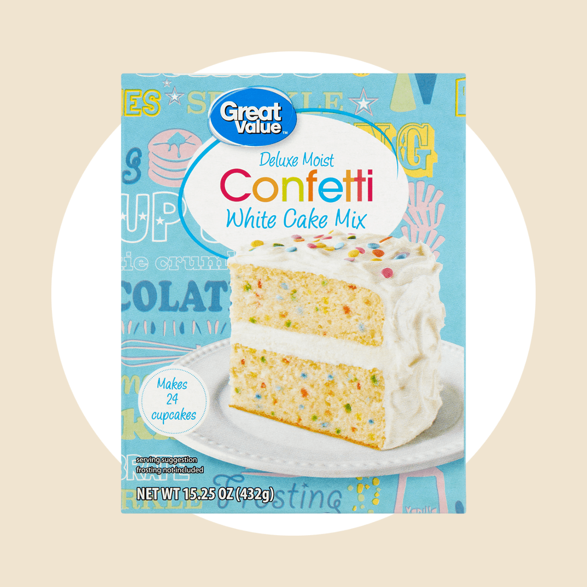 Great Value Confetti Cake Mix