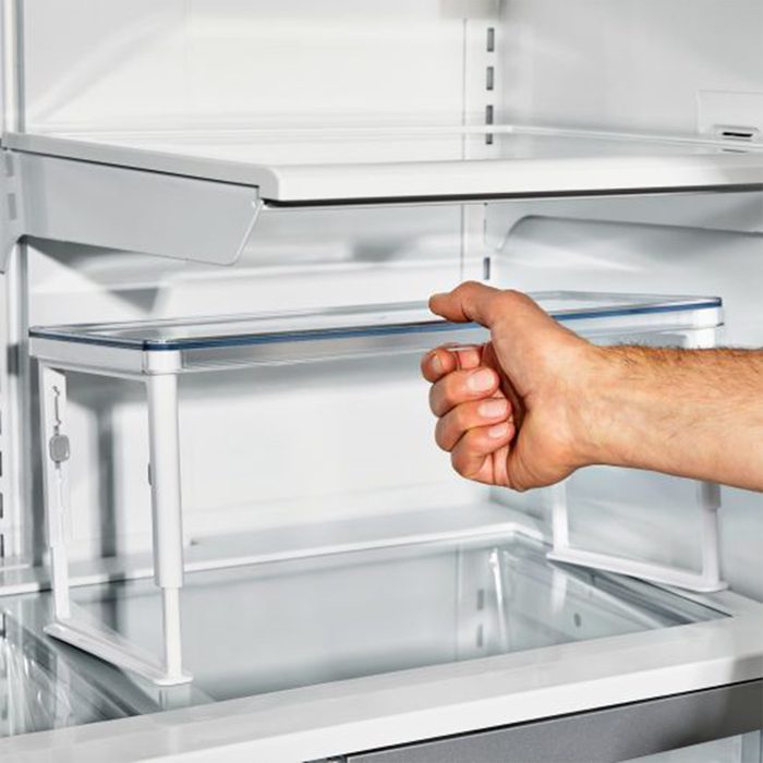 Adjustable Refrigerator Shelf Riser