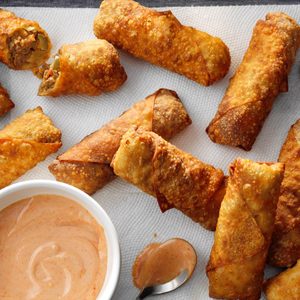 Copycat Cheesecake Factory Cheeseburger Egg Rolls