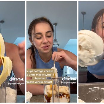 Cottage Cheese Banana Pudding Ice Cream Recipe Via @PaigeLindgren TikTok