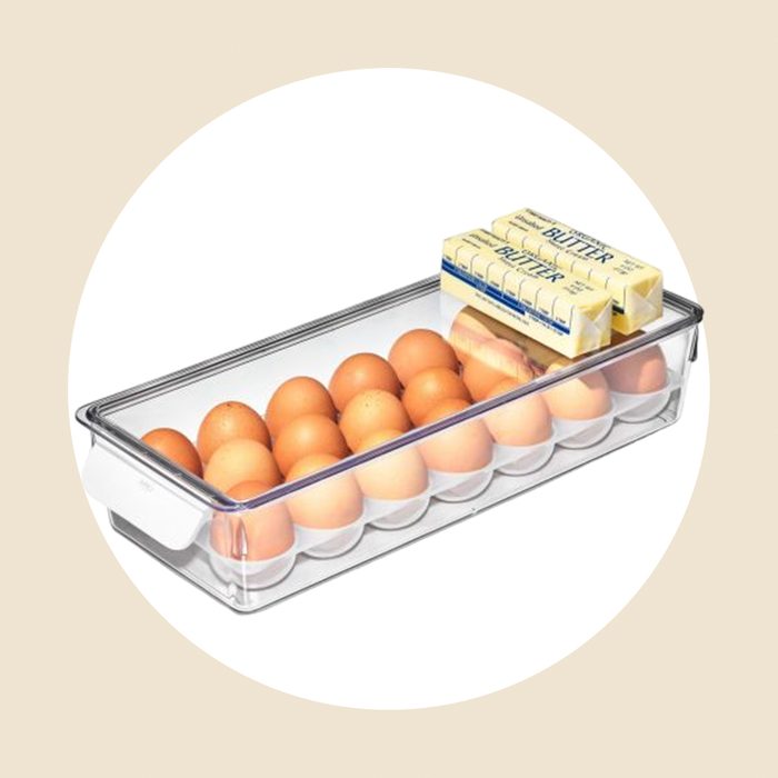 Egg Bin With Removable Tray