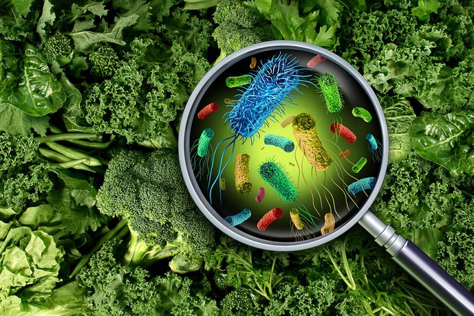 Bacteria And Germs On Vegetables and the health risk of ingesting bacteria