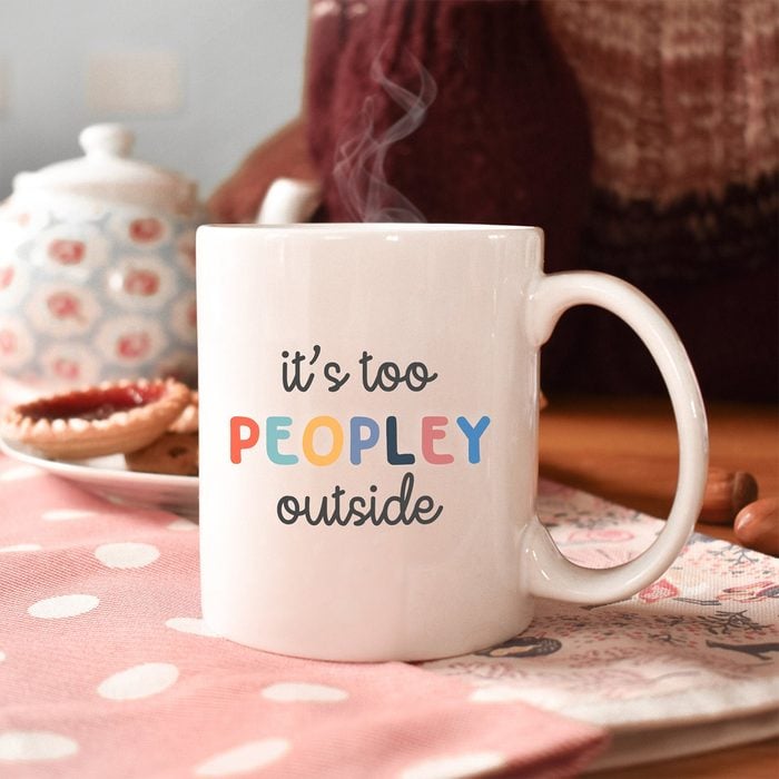 It’s Too Peopley Outside Mug