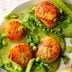 Seared Scallops with Minted Pea Puree