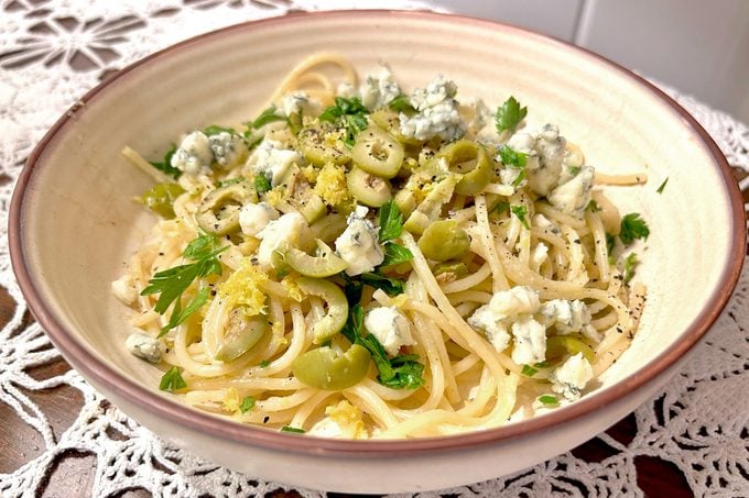 Blue Cheese Dirty Martini Pasta Jason Wilson Toh