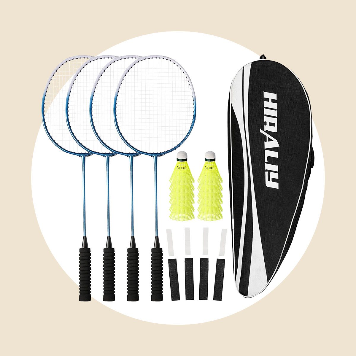 Hiraliy Badminton Rackets Set Of 4
