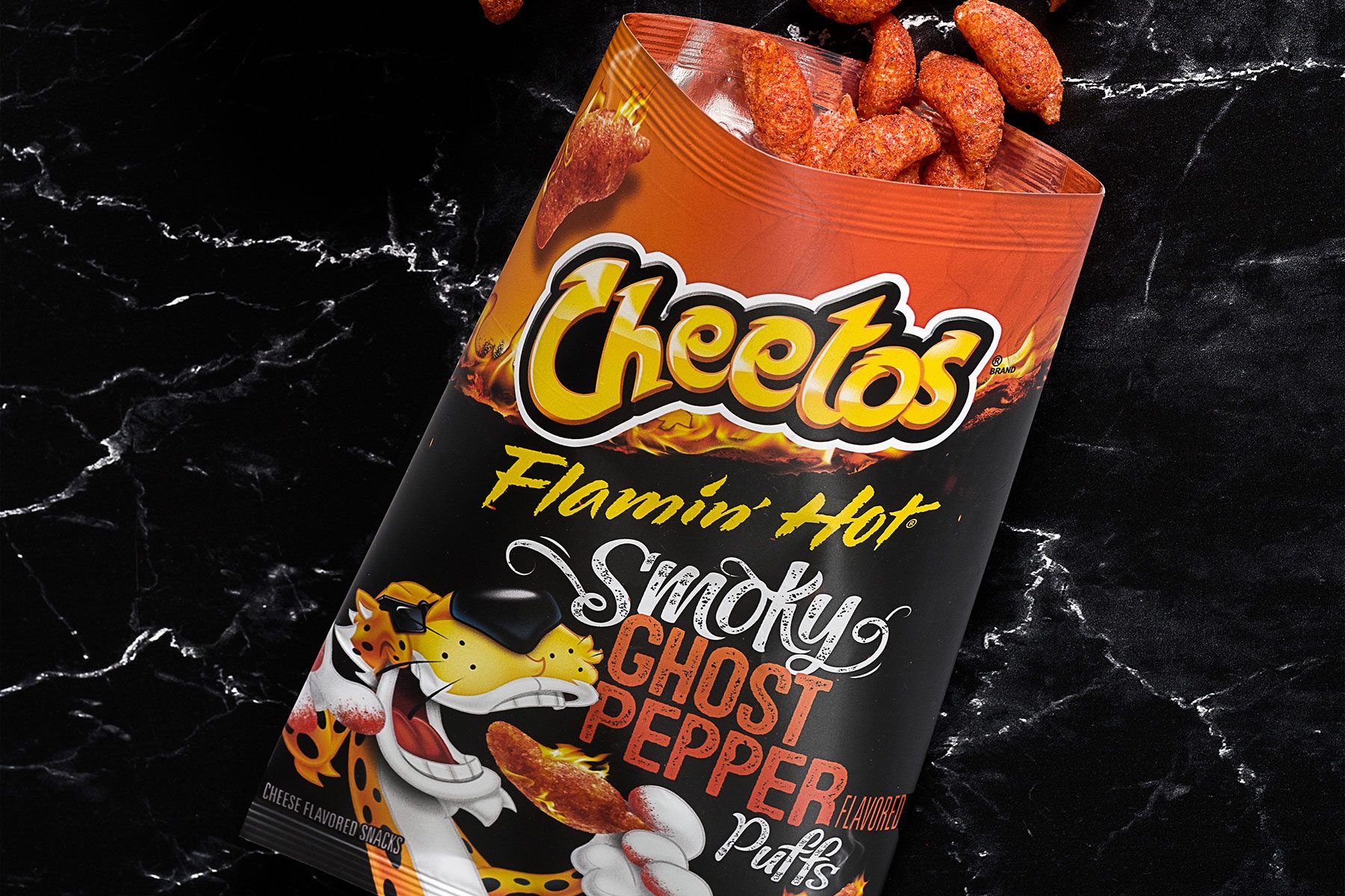 Cheetos Flamin' Hot Smoky Ghost Pepper Puffs, 7 oz 