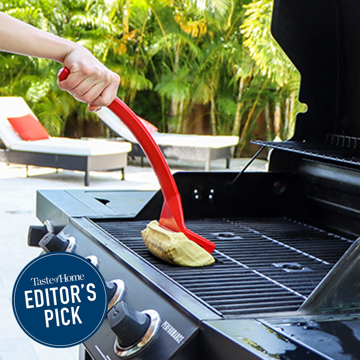 The Bristle-Free Grill Rescue Brush Is the Safest Way to Clean