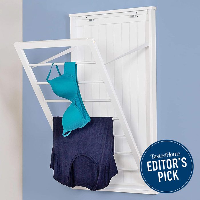 Easy To Mount Drying Rack Makes Laundry Day So Much Easier