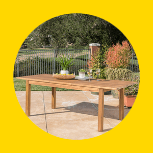 Expandable Acacia Wood Table Ud Via Walmart.com Ecomm